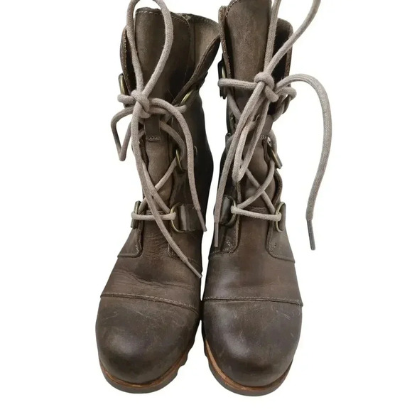 Sorel Women’s Joan of Arctic Wedge Boots Size 7 - Picture 4 of 9